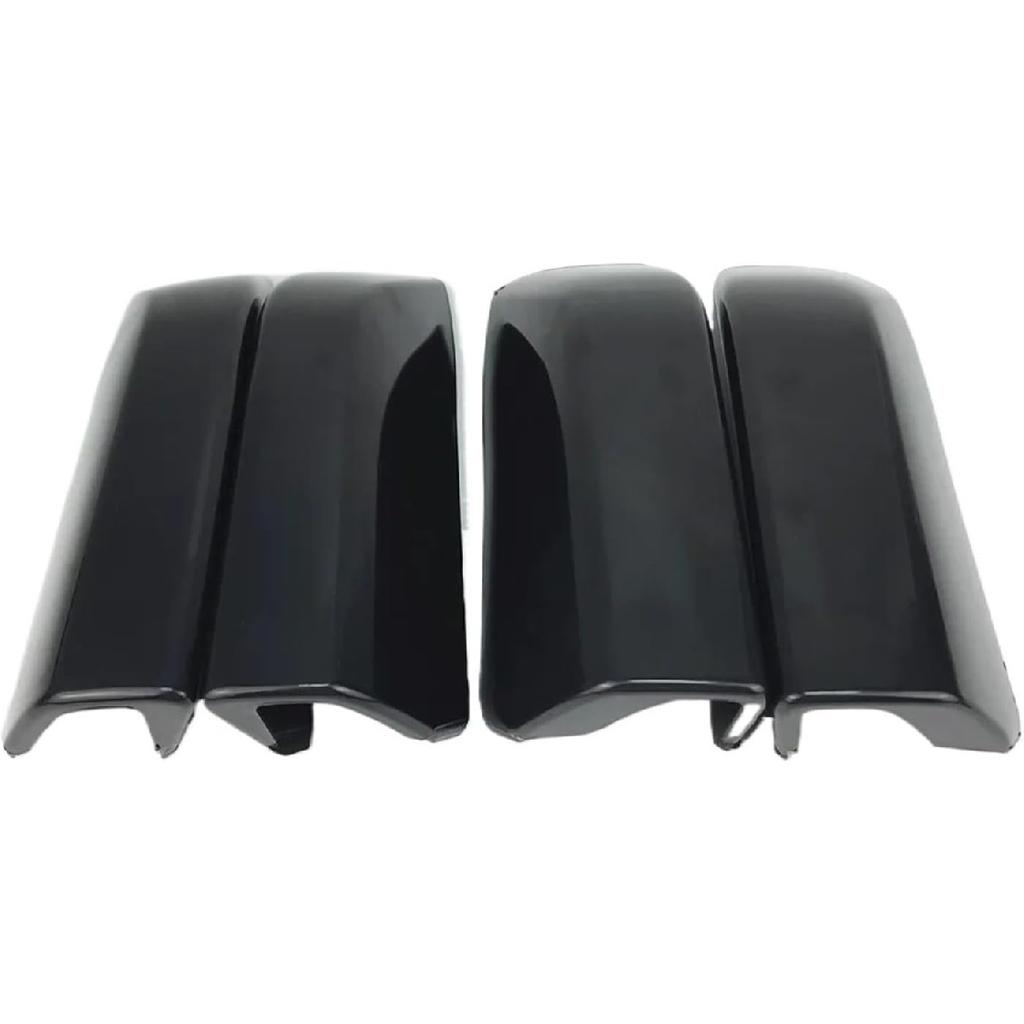 4PCS Fit for Toyota 4Runner N280 2010-2018 Silver & Black Roof Rack Luggage Rack Bar Rail End Replacement Cover Shell Trim Cap(A)