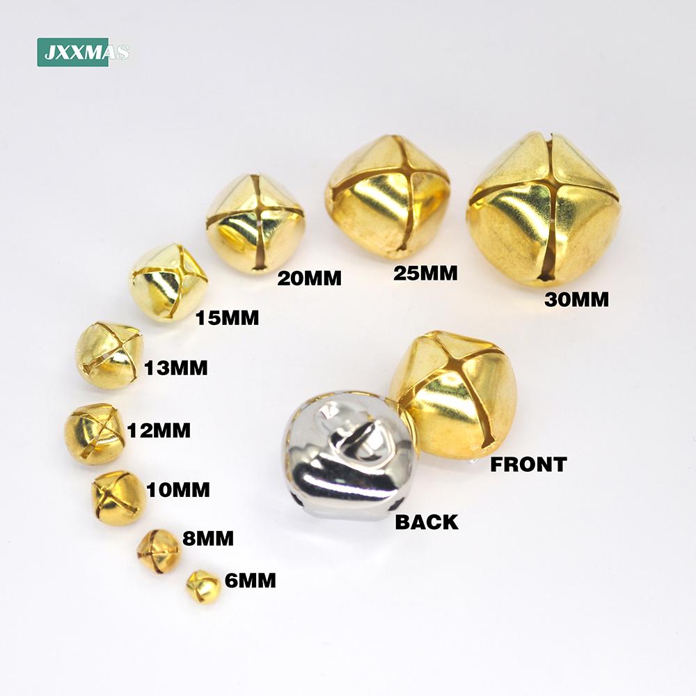 12-200 Stuks Losse Kerst Rinkelbelletjes Kralen DIY Ambachtelijke Accessoires Huisdier Kat Halsband Hanger Charms 30MM 12PCS