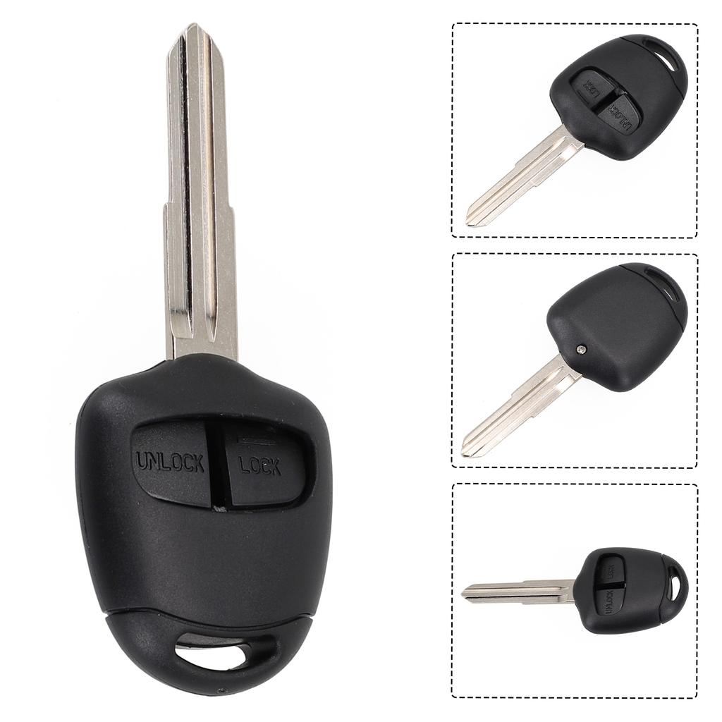 Car Key Case Remote Key Shell Replacement Car Key Shell ABS Material Black Color