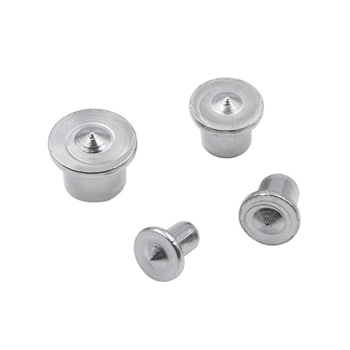 YFFSFDC Dowel Center, Pack of 16, Dowel Marking Punch for 6mm, 8mm, 10mm, and 12mm Dowels, Wood Point Marker, Dowel Marker for Woodworking, 4 of Each