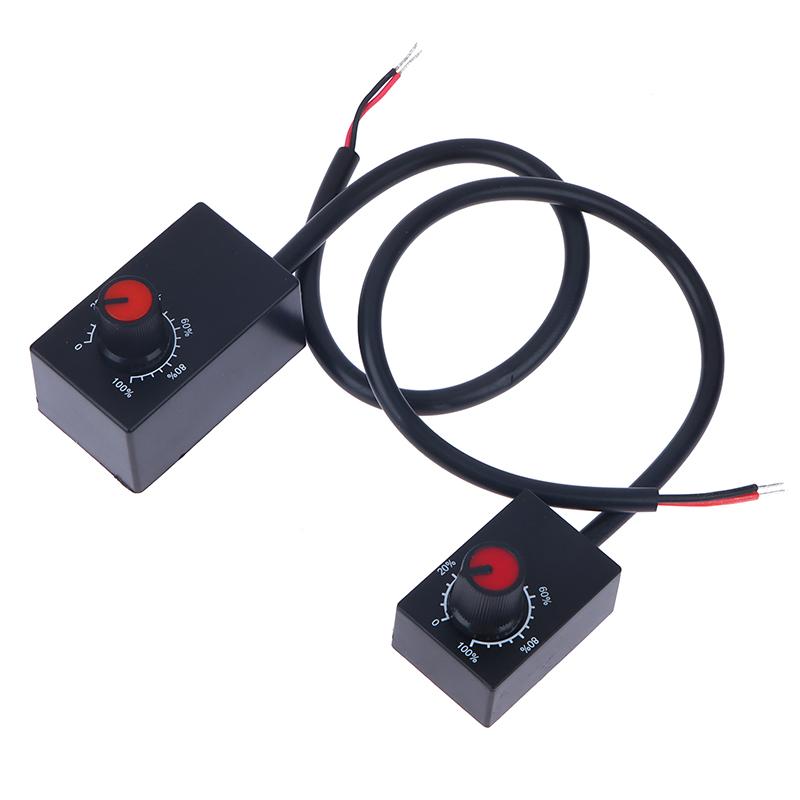 Mini Dc 0-10V 1-10V Knob Dimmer 0-100% Scale Electronic Potentiometer For Led Dimmable Grow Lights Power Driver