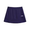 Li Ning Badminton Sports Running Skirt Pants Anti-Exposure Versatile Short Skirt Women Skirts Deep-Purple Blue ASKV382-3