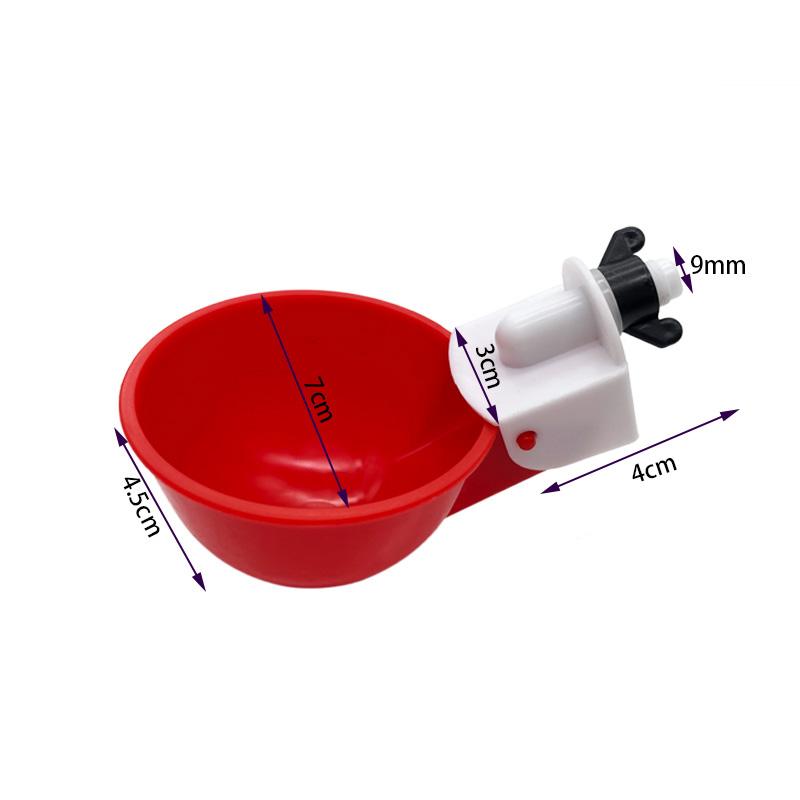 5Pcs Automatic Chicken Drinker Bowl Duck Drinking Cup Chicken Feeder Plastic Poultry Bowls And Drinkers Cups Water System