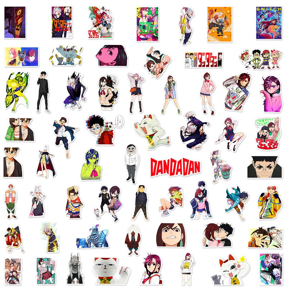 10/30/50PCS Dandadan Anime Stickers Takakura Ken Ayase Momo Cartoon Decals Toys Cool Graffiti Skateboard Phone Luggage