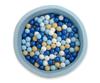 Minky dry pool H-30 cm with 300 balls - misty blue