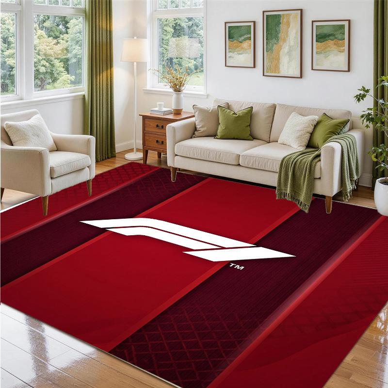 F1 Design Crystal Velvet Rug Soft Decorative Mat for Bedroom Entrance