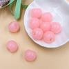 10 stücke 16mm Jelly Farbe Acryl Seite Loch Perlen DIY Handy kette Zubehör Schmuck Materialien