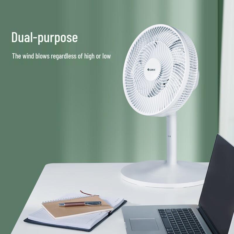 GREE Ventilatore da pavimento elettrico silenzioso e a risparmio energetico Spina CN (adattatore incluso)