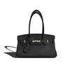2025 Hot Women's Bag Platinum Fashionable All-matching Commuter Top-layer Cowhide Cross-body Handbag