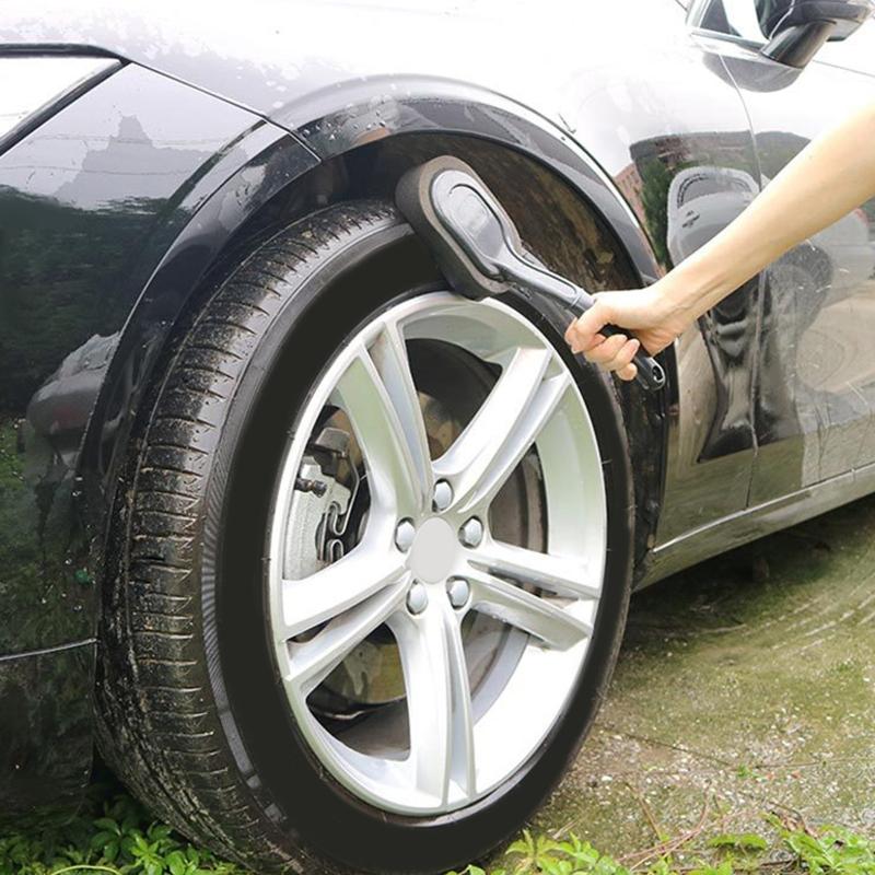 Car Care Premium Microfiber Applicators Sponges Brush Tire Shine Applicator