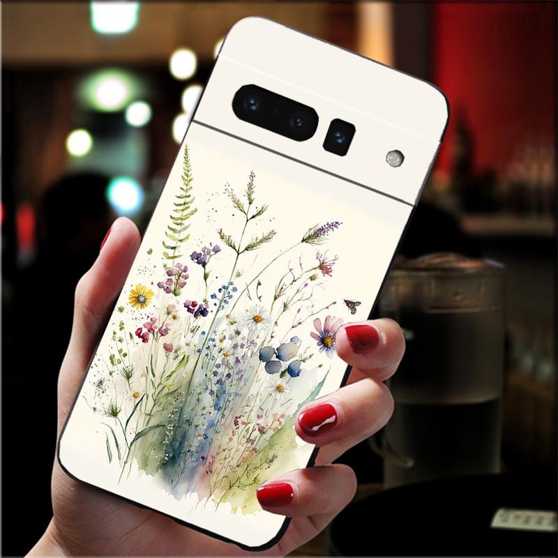 

Чехол для телефона с полевыми цветами для Google Pixel 10 9 Pro XL 9A 8 7 6 Pro Pixel 8A 7A 6A Pixel 8 7 6 5 Google Pixel 9 Pro