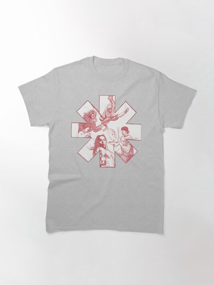 Red Hot Chili Peppers All Member One Face Classic T-Shirt
