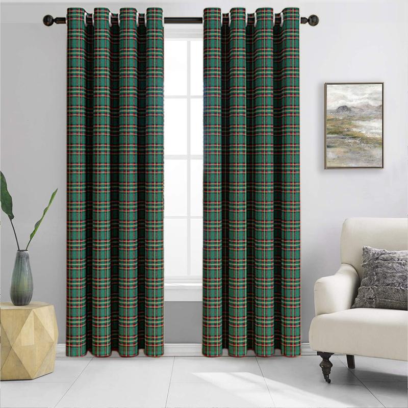 1 Panel linjegardin lämplig för vardagsrums- och sovrumsdekoration