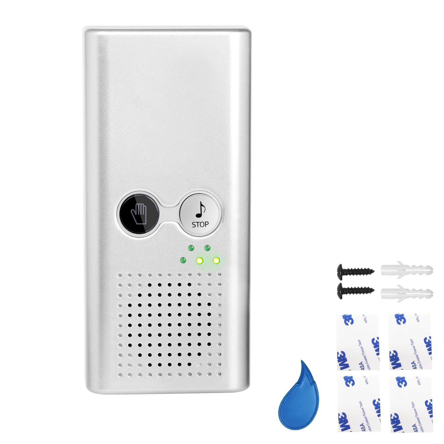 

Toilet Sound Masking Device - Toilet Sound Masker, Flushing Sound Generator, Sensitive Flushing Sound, Hygienic, Battery/Wall Mount, Water Saving, ECO