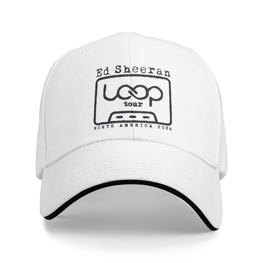 Ed Sheeran Loop Tour Nordamerika 2026 Konzert Musiktour 2026 Sonnen Baseballkappe Hip Hop Hüte Für Unisex Unisex Snapback Kappe