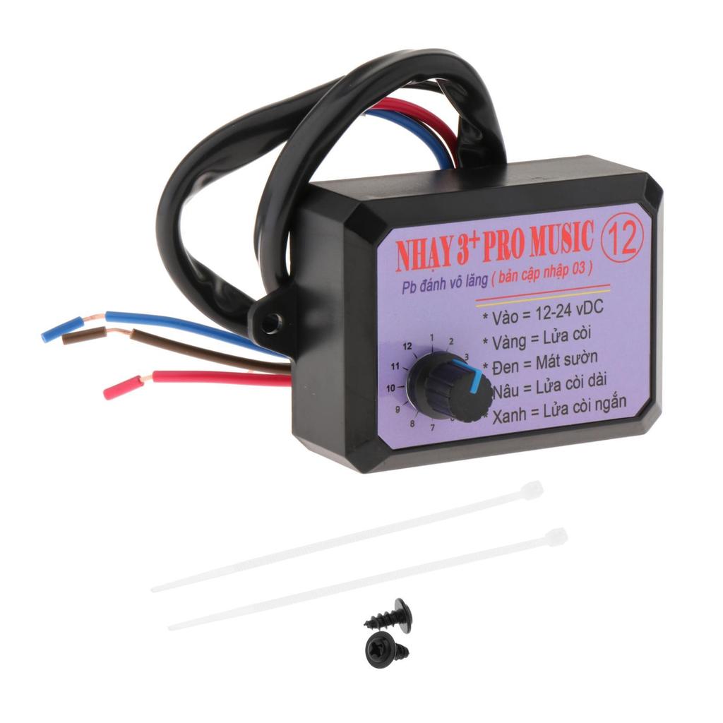 10 Sound Car Truck Air Horn Controller Speaker Sound Control Unit Replace Parts Boat 12v/24v 12 Sound Control Box Replacement