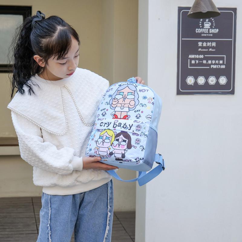 Backpack Pattern Crybaby Cartoon Large Capacity Waterproof Children School Bag