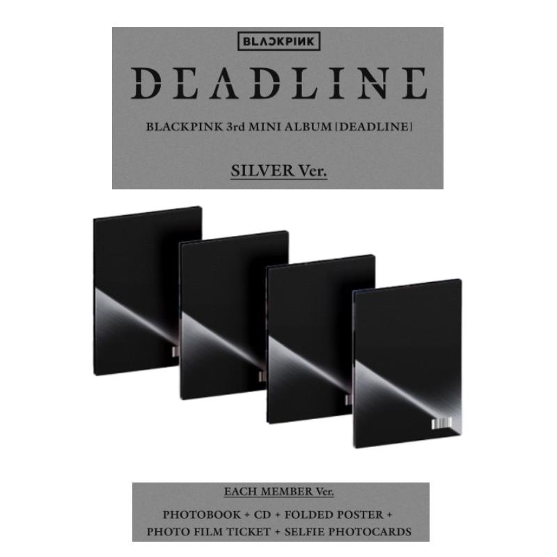[PRE-ORDER] BLACKPINK – DEADLINE | 3rd Mini Album (SILVER Ver.) 4-Version Set