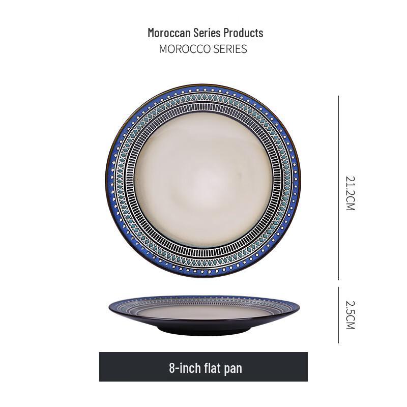 Nordic Style Ceramic Dinner Plates