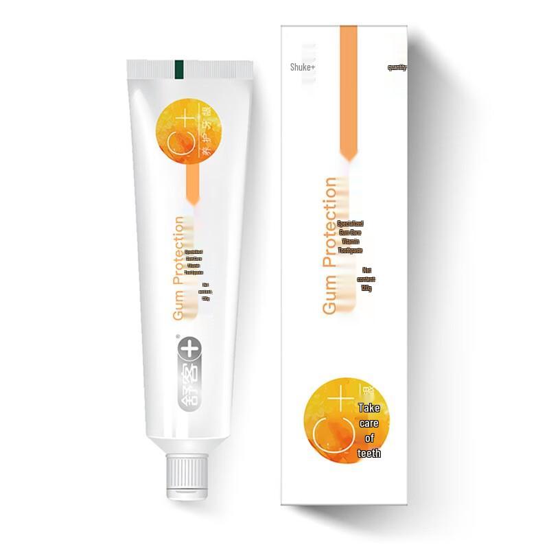Shuke VC Nourishing Toothpaste, Orange Mint, 3 X 120g