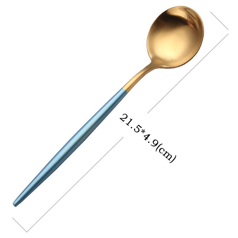 Family Dinner Set Wedding Stainless Steel Dinner Knife Fork Spoon Silverware Set