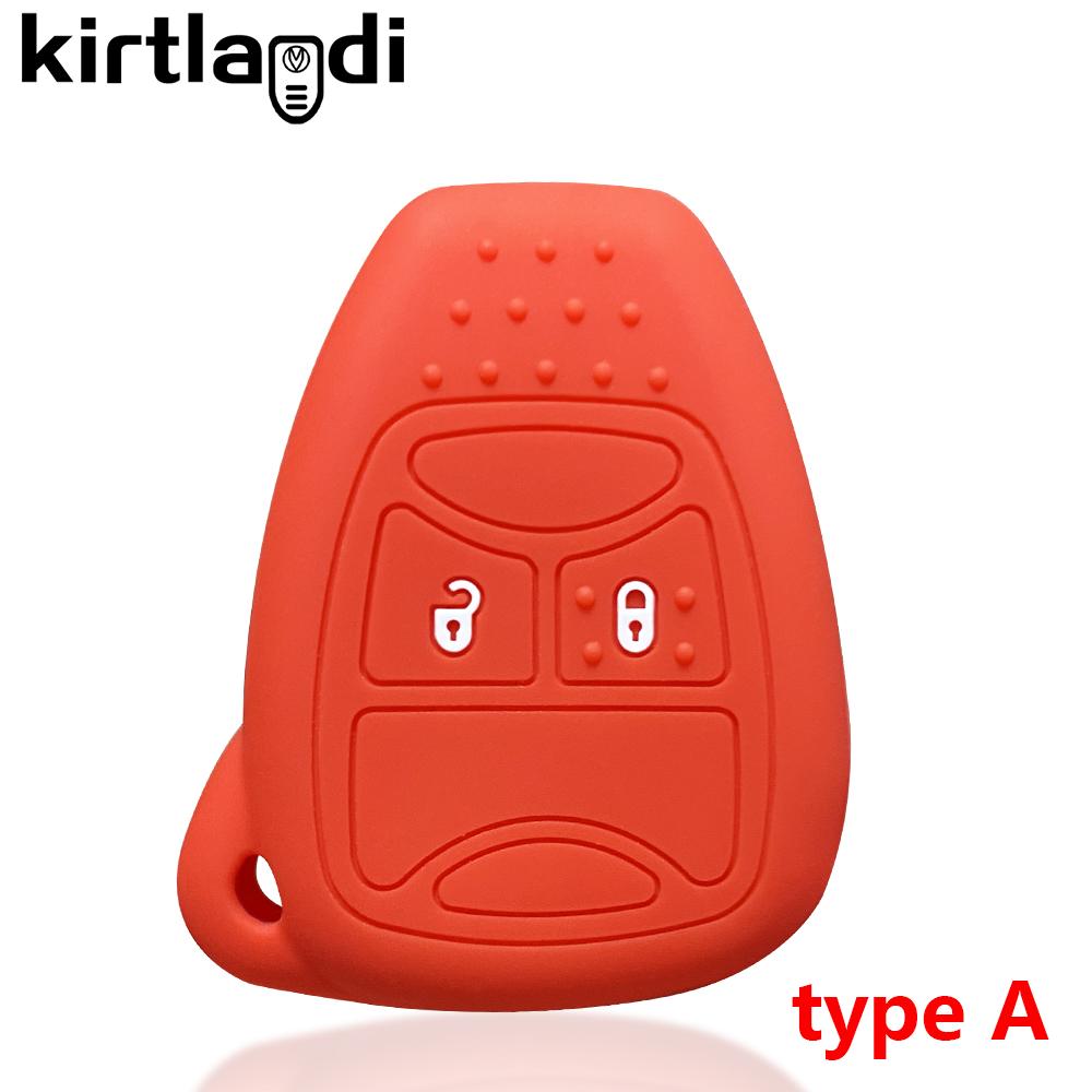 Etui na klucze silikonowe do Chrysler Voyager Pacifica 300c PT Cruiser Dodge Caliber Avenger Jeep Grand Cherokee Compass Patriot