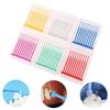 Nigf 20Pcs Disposable Dental Applicator Sticks Adhesive Tip Dentistry Materials Tooth Crown Porcelain Veneer Brush Applicator