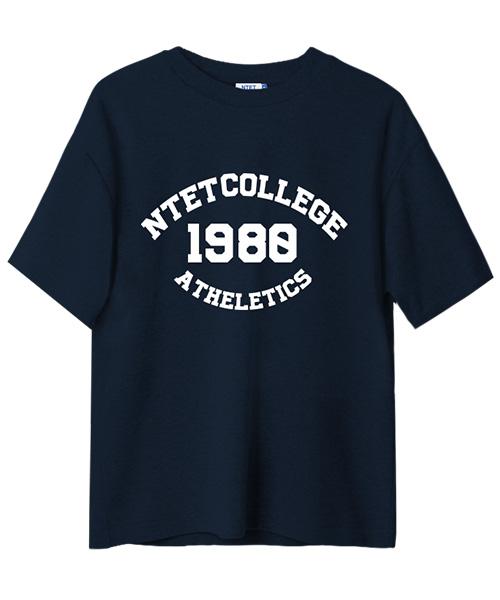 Entity 1980College Short Sleeve T-Shirt Navy Navy/3Xl