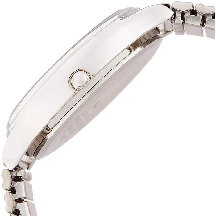 [Citizen Q&Q] Watch Analog Waterproof Date Metal Band D014-204 Men's White Silver