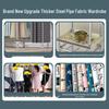 Thickened Steel Pipe Fabric Wardrobe for Dorm or Bedroom Storage