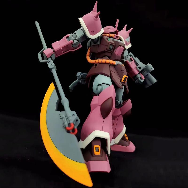 Kit de Montaje de Modelo de Mecha Rey Hacha Ifrit Figura de Acción HG 1/144 Muñeco Decoración de Escritorio Articulable Juguete Puzzle para Niño Regalo Coleccionable