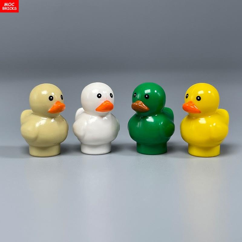 MOC Bricks Jungle Underbrush Forest Animal Monkey Goat Giraffe Bird Night Owl Accessories Building Blocks Friend Toys Gifts