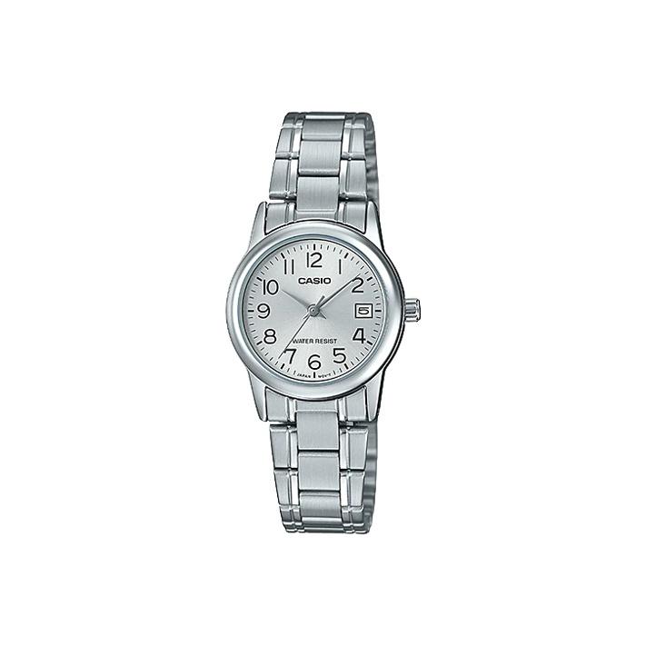 CASIO Women s Standard Series Silver Watch LTP-V002D-7B LTP-V002D-7B Silver Dial