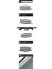 14 Vios FS Rain Guards: Stainless Steel Sun Visor Trim for Cars