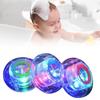 Children Seven Bathtub Colours Lamp Flying Saucer Bath Toy Plastic Material