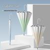 Mido 16-Rib Gradient Long Handle Windproof Sun/Rain Umbrella