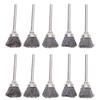 Stainless Steel Cup Wheel Brushes 10pcs Set for Metal Fabrication/Shipyards