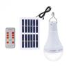 LED Solar Lamp Bulb Outdoor Waterproof Remote Control Timing Garden Hanging Light Hiking Camping Fishing Emergency Solar Lights