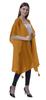 Moomaya Womens Georgette Shrug Open Front Long Sheer Coverup w  Tassels