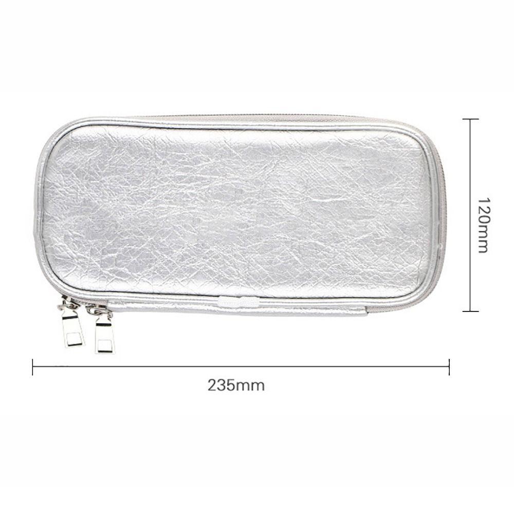Durable PU Leather Makeup Brush Bag Waterproof Portable Makeup Brush Case Travel Organizer Dust-proof Cosmetic Bag