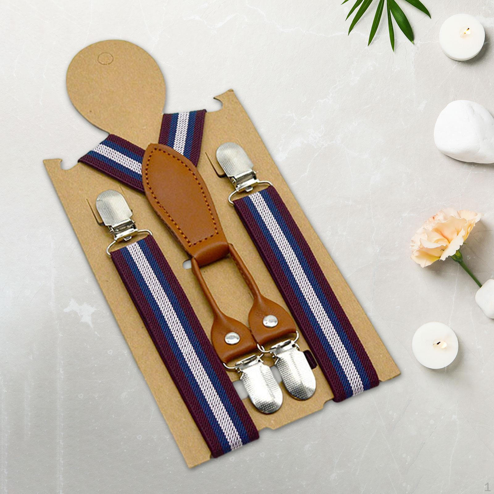 

Детские подтяжки, регулируемые подтяжки Y-образной формы, 3 зажима, сверхпрочные эластичные ремни, подтяжки для смокинга, брюки