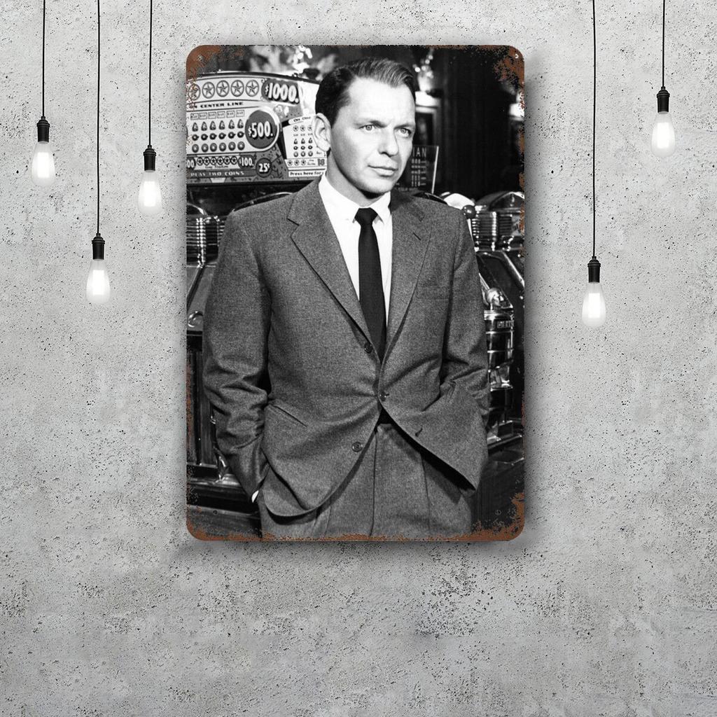 Frank Sinatra Retro Vintage Tin Sign Poster Decorative Plaque Metal Plate Wall Decor