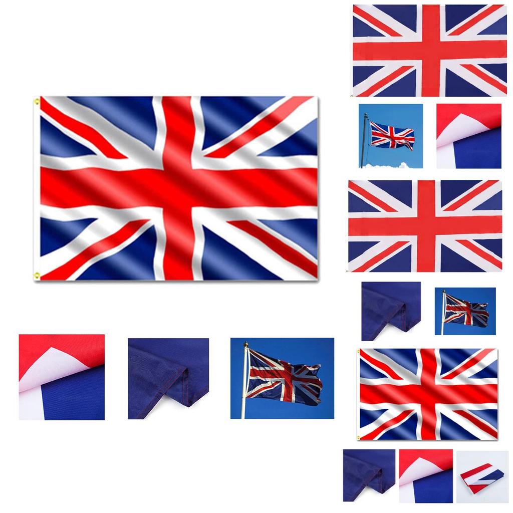 Prémiový dekorativní banner s britskou vlajkou pro slavnosti 90 cm x 150 cm
