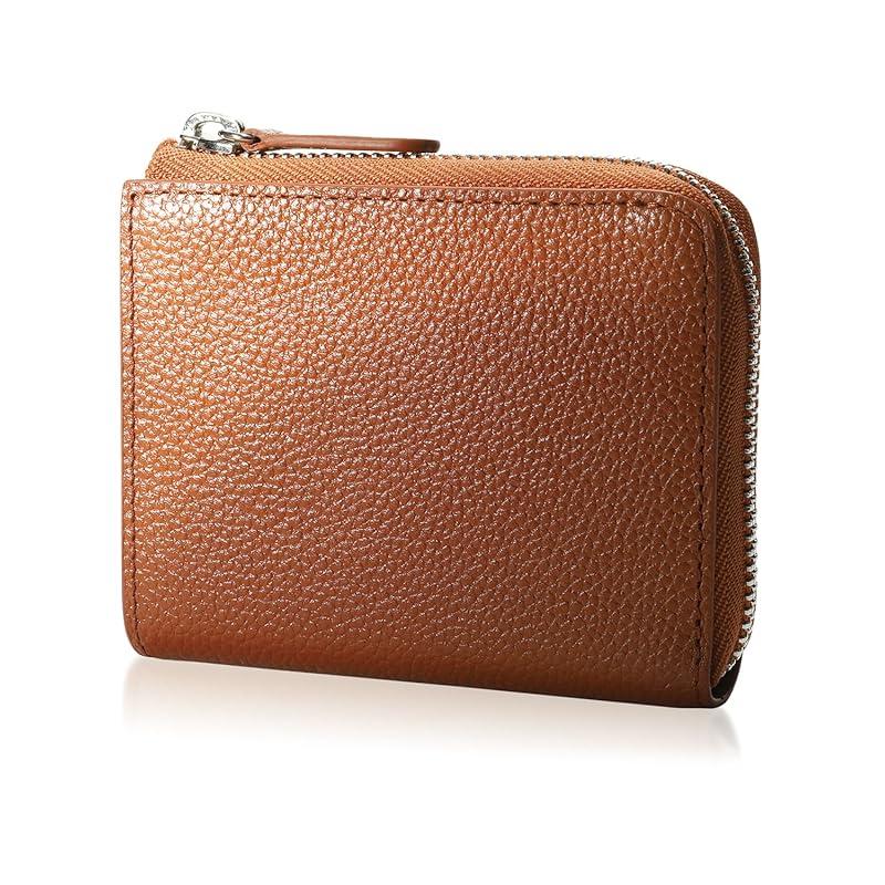 

[BLUE SINCERE] mini wallet ladies Bills don t break genuine leather large capacity box type bi-fold wallet Thin small wallet skimming block / HW8