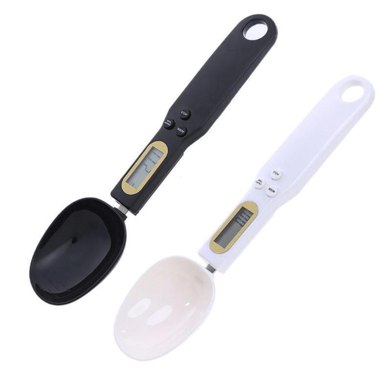 

Electronic Kitchen Spoon Scale for Coffee, Milk Powder, Baking & More Black 500g/0.1g