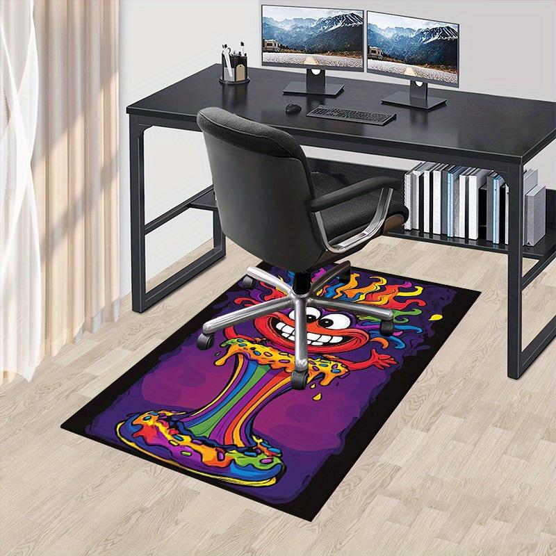 

Cute Rainbow Man Office Carpet Soft Polyester Entrance Carpet Washable Non-slip Machine Washable Indoor Carpet Living Room Bedroom Dining Ta 60cm by 90cm