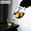 275ml Transparente Glas Teekanne Teeteiler Cha Hai Spender Gerechtigkeitsbecher mit Griff Fair Mug Teegeschirr Ornamente Zubehör