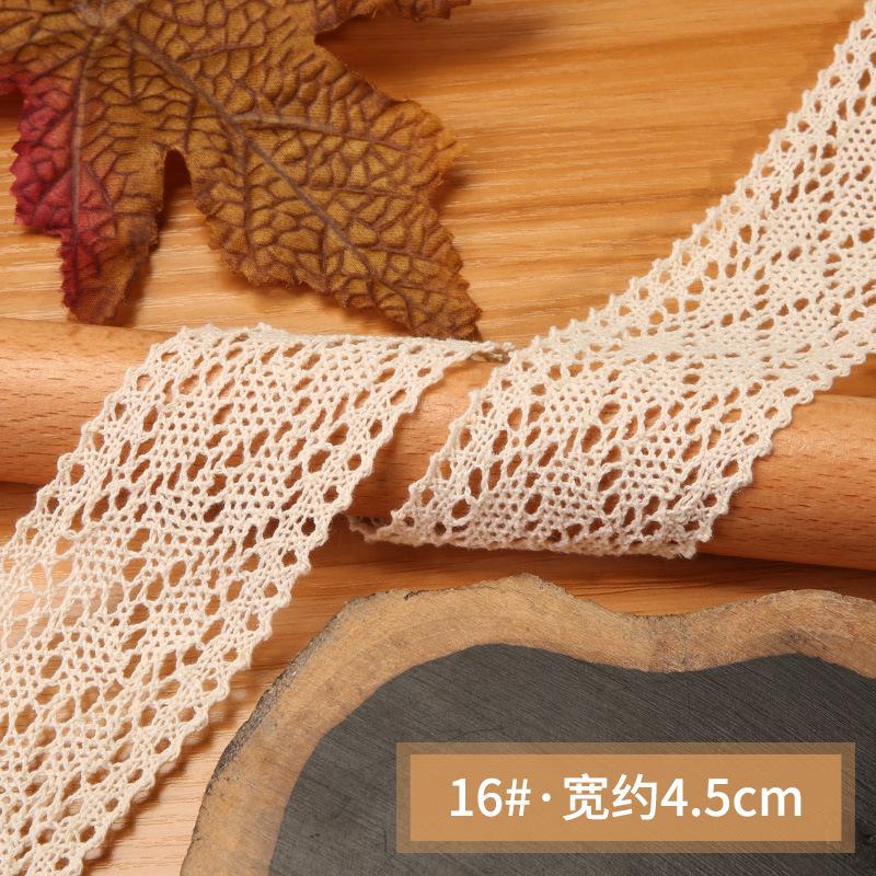 Hollow Lace Handmade Diy Decorative Lace Strap Clothing Clothes Tablecloth Curtains Fabric Material Cotton Thread Lace Edge