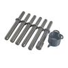 Heavy Duty Smoothing Air Hammer Pneumatic Chisel Bits Tools Pneumatic Chisels with Spring for Construction Repair Task