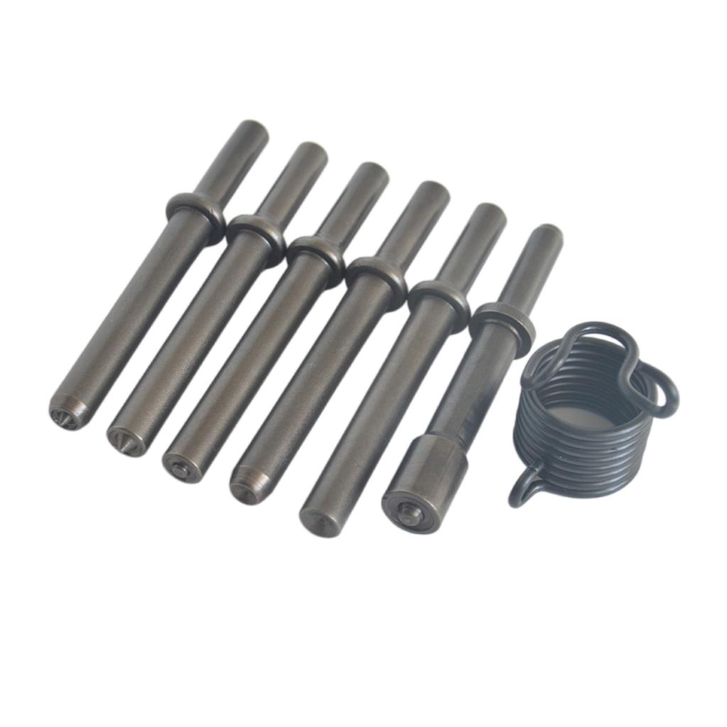 Heavy Duty Smoothing Air Hammer Pneumatic Chisel Bits Tools Pneumatic Chisels with Spring for Construction Repair Task